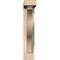 Ekena Millwork Funston Block Smooth Bracket w/ Offset Brace, Douglas Fir, 3 1/2"W x 14"D x 18"H BKT0402X14X18FST05SDF - alternate 2